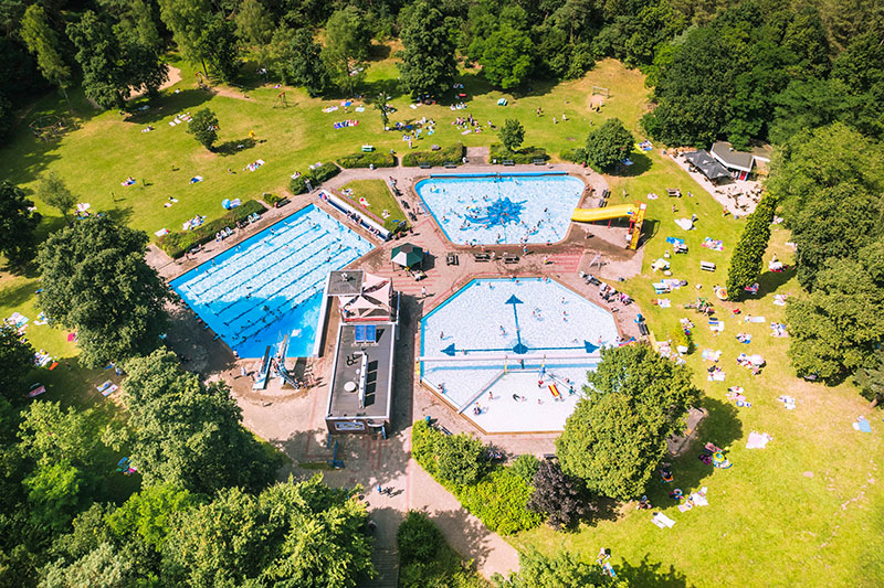 Bosbad Leersum Zwembad - Verwarmd buitenbad